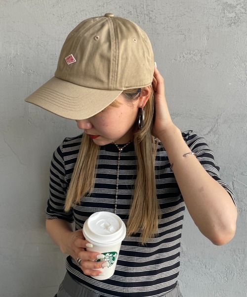 DANTON（ダントン）の「[DANTON/ダントン] 6パネル ワンポイントロゴキャップ（キャップ・レディース・ベージュ/オフホワイト/ブラック・F）」の9枚目の写真