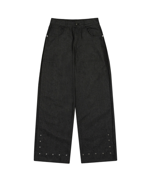 LARTIGENT(ラーティゼン)の「L20 BACK STAR WIDE PANTS(BLACK)(その他パンツ・レディース・その他・SMALL/MEDIUM)」の1枚目の写真