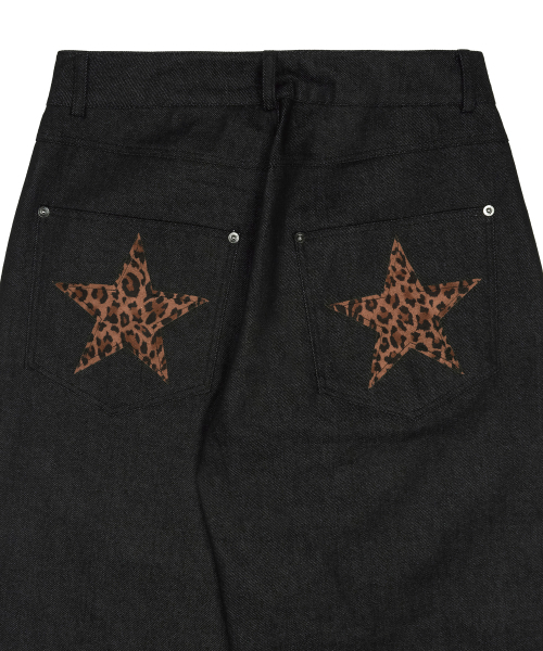 LARTIGENT(ラーティゼン)の「L20 BACK STAR WIDE PANTS(BLACK)(その他パンツ・レディース・その他・SMALL/MEDIUM)」の4枚目の写真