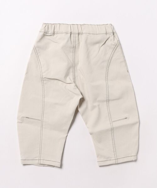 HAKKA BABY（ハッカベビー）の「[ベビー]アンクル丈カーブパンツ（その他パンツ・キッズ・ベージュ/サックスブルー・90cm）」の3枚目の写真