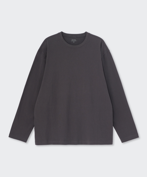 MUSINSA STANDARD（ムシンサスタンダード）の「リラックスドOEクルーネック長袖Tシャツ[ガンメタル]（Tシャツ/カットソー・メンズ・その他・SMALL/MEDIUM/LARGE/X-LARGE/2XL/3XL）」の7枚目の写真