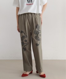 Blanc Bleu Minuit（ブランブルーミニュイ）の「【予約】モチーフプリント　イージーパンツ（その他パンツ）」