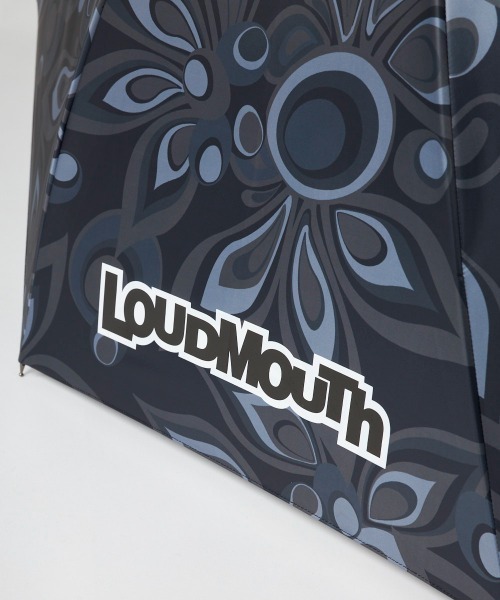 LOUDMOUTH/ラウドマウス ゴルフウェア UV対策 雨対策 総柄 晴雨兼用 傘