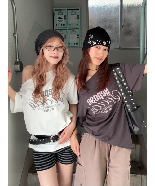 SLY(スライ)の「SPARKLE STUDS KNIT BEANIE スパークルスタッズニットビーニー(ニットキャップ/ビーニー・レディース・ブラック/ピンク系その他・FREE)」の21枚目の写真