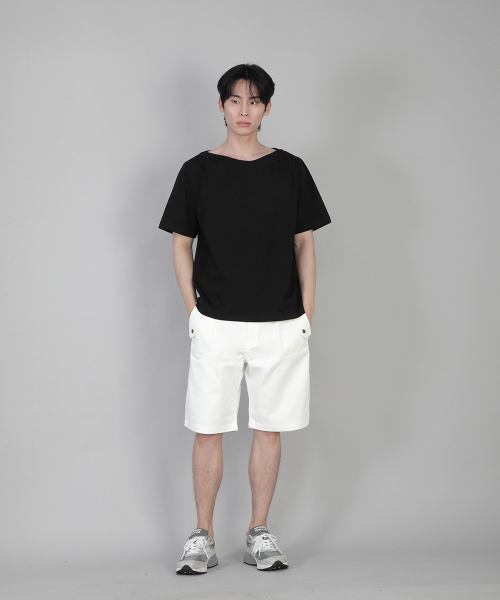 SAINTCREW(セントクルー)の「無地ボートネック半袖Tシャツ BSR-882 ブラック(Tシャツ/カットソー・メンズ・その他・MEDIUM/LARGE/XX-LARGE/XXX-LARGE/XXXX-LARGE/X-LARGE/SMALL)」の8枚目の写真