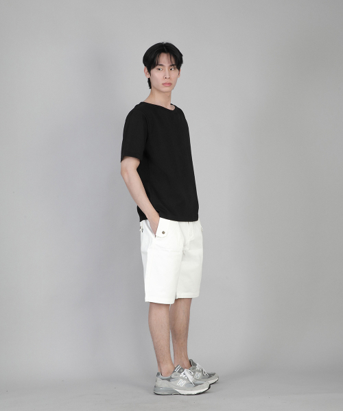 SAINTCREW(セントクルー)の「無地ボートネック半袖Tシャツ BSR-882 ブラック(Tシャツ/カットソー・メンズ・その他・MEDIUM/LARGE/XX-LARGE/XXX-LARGE/XXXX-LARGE/X-LARGE/SMALL)」の10枚目の写真