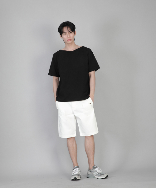 SAINTCREW(セントクルー)の「無地ボートネック半袖Tシャツ BSR-882 ブラック(Tシャツ/カットソー・メンズ・その他・MEDIUM/LARGE/XX-LARGE/XXX-LARGE/XXXX-LARGE/X-LARGE/SMALL)」の12枚目の写真