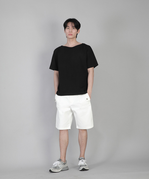 SAINTCREW(セントクルー)の「無地ボートネック半袖Tシャツ BSR-882 ブラック(Tシャツ/カットソー・メンズ・その他・MEDIUM/LARGE/XX-LARGE/XXX-LARGE/XXXX-LARGE/X-LARGE/SMALL)」の13枚目の写真