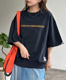 CPCM（シーピーシーエム）の「ピグメントミニ裏毛5分袖スウェット（Tシャツ/カットソー）」