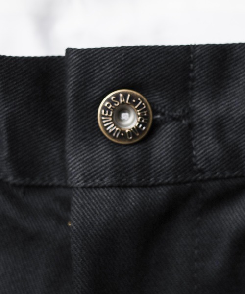 UNIVERSAL OVERALL(ユニバーサルオーバーオール)の「【UNIVERSAL OVERALL】HERITAGE T/C WIDE(チノパンツ・メンズ・ブラック・32inch/34inch/36inch/30inch)」の8枚目の写真