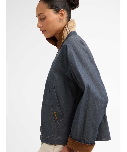 Barbour(バブアー)の「Freckletonデニムジャケット(レディース)(デニムジャケット・レディース・ブルー・6/8/10)」の5枚目の写真