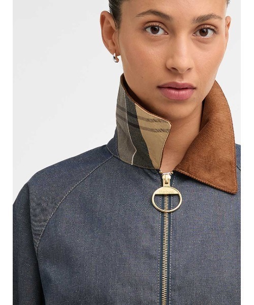 Barbour(バブアー)の「Freckletonデニムジャケット(レディース)(デニムジャケット・レディース・ブルー・6/8/10)」の7枚目の写真