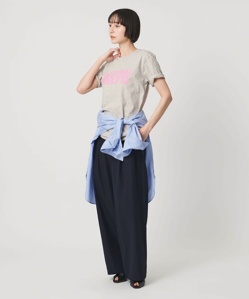 MIXTA（ミクスタ）の「【別注】＜MIXTA＞POSITIVE FEELING Tシャツ LT.GRAY（Tシャツ/カットソー・レディース・ライトグレー・S）」の14枚目の写真