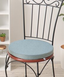 LBC（エルビーシー）の「スラブ&ヘリンボンシートクッション ラウンド H4cm（クッション/クッションカバー）」
