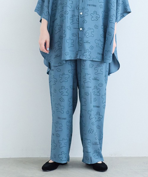 I am I in fact...(アイアムアイインファクト)の「_JOI 2 D WRLD PANTS(その他パンツ・レディース・ホワイト/ブラック・FREE)」の1枚目の写真