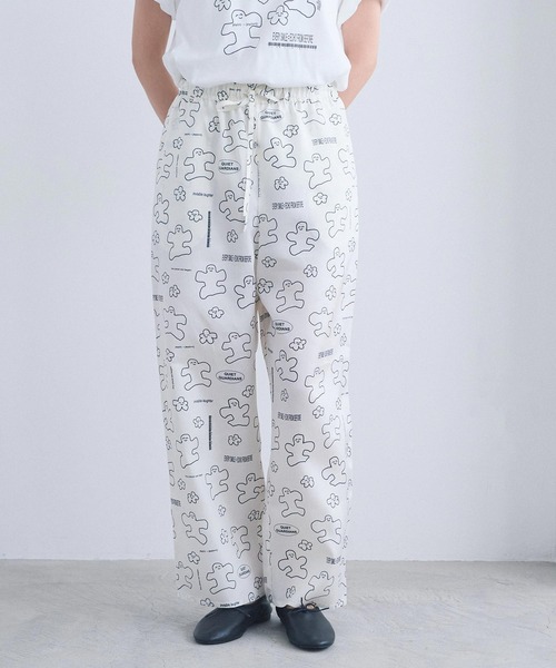 I am I in fact...(アイアムアイインファクト)の「JOI 2 D WRLD PANTS(その他パンツ・レディース・ホワイト・FREE)」の5枚目の写真