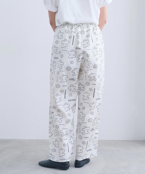 I am I in fact...(アイアムアイインファクト)の「JOI 2 D WRLD PANTS(その他パンツ・レディース・ホワイト・FREE)」の3枚目の写真
