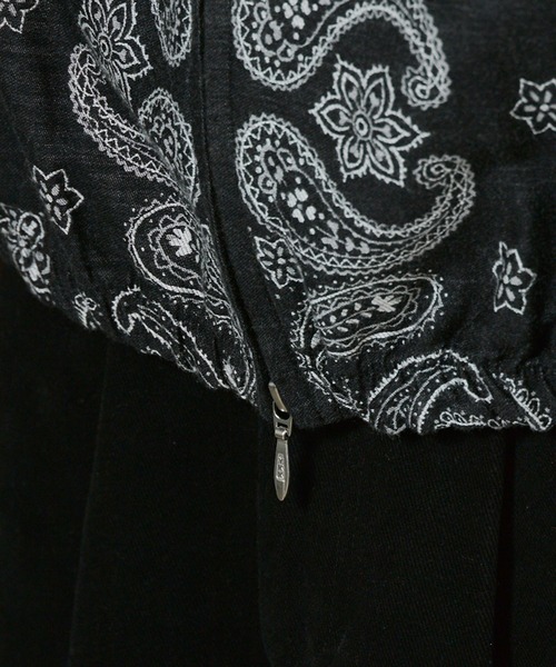 superNova.（スーパーノヴァ）の「superNova. Track jacket - Bandana jacquard / SN-533A（ブルゾン・メンズ・ブラック・M）」の19枚目の写真