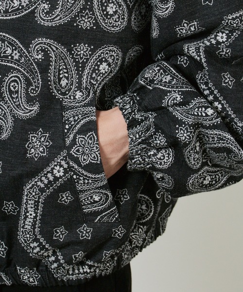 superNova.（スーパーノヴァ）の「superNova. Track jacket - Bandana jacquard / SN-533A（ブルゾン・メンズ・ブラック・M）」の18枚目の写真