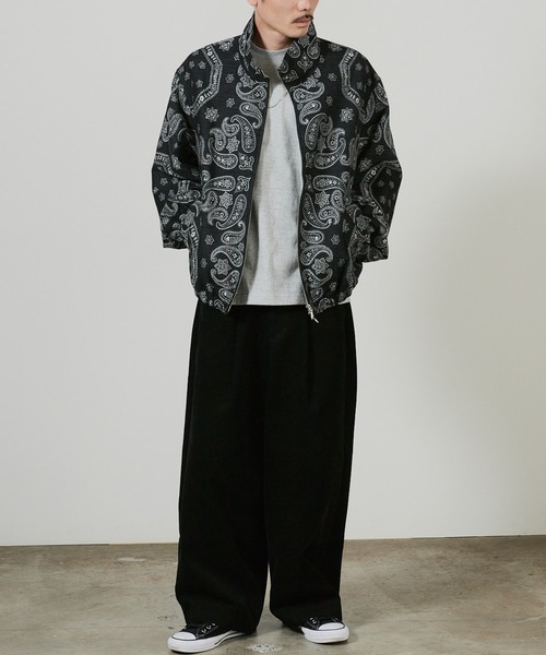 superNova.（スーパーノヴァ）の「superNova. Track jacket - Bandana jacquard / SN-533A（ブルゾン・メンズ・ブラック・M）」の12枚目の写真