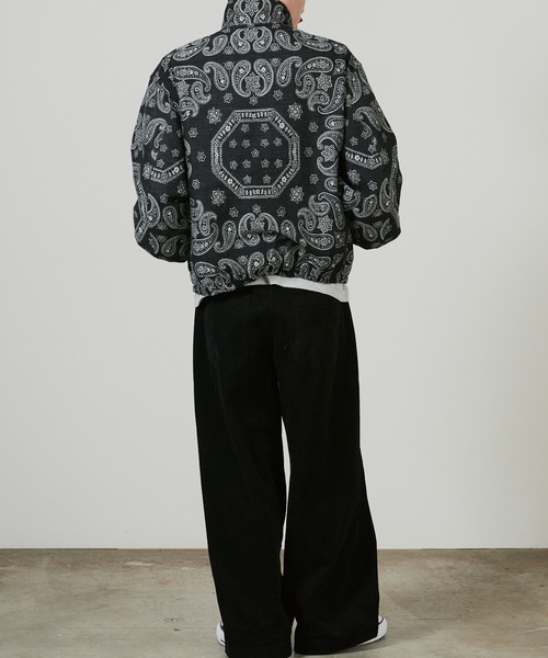 superNova.（スーパーノヴァ）の「superNova. Track jacket - Bandana jacquard / SN-533A（ブルゾン・メンズ・ブラック・M）」の13枚目の写真