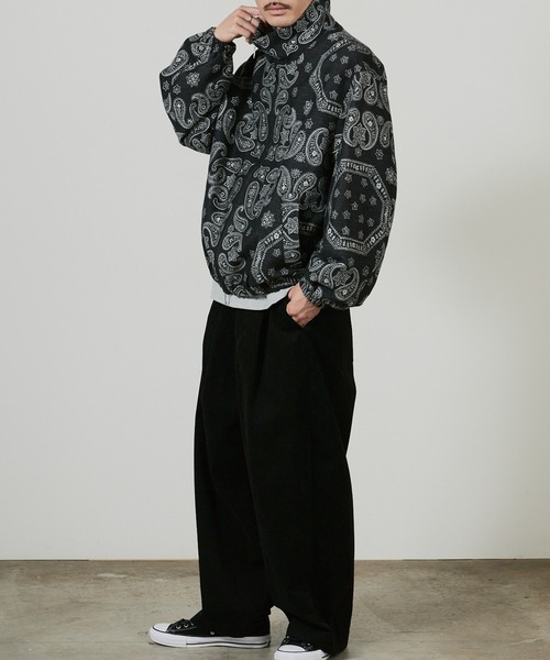 superNova.（スーパーノヴァ）の「superNova. Track jacket - Bandana jacquard / SN-533A（ブルゾン・メンズ・ブラック・M）」の15枚目の写真