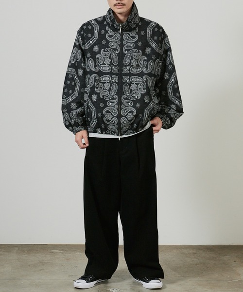 superNova.（スーパーノヴァ）の「superNova. Track jacket - Bandana jacquard / SN-533A（ブルゾン・メンズ・ブラック・M）」の16枚目の写真