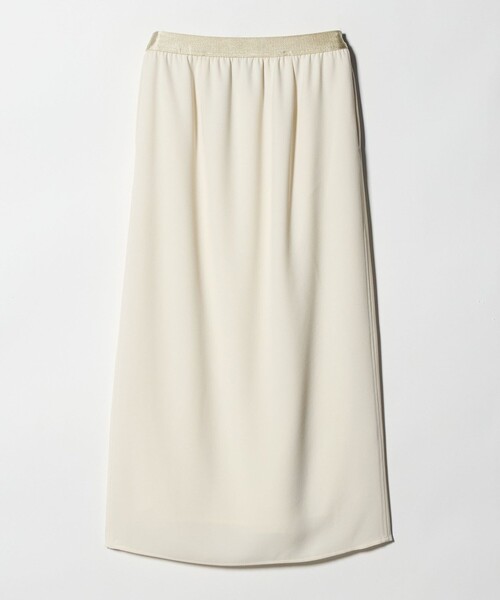 UNITED ARROWS（ユナイテッドアローズ）の「COMFY ラップ マキシスカート WHITE ‐防汚 UVカット ウォッシャブル‐（スカート・レディース・オフホワイト・38/36）」の2枚目の写真