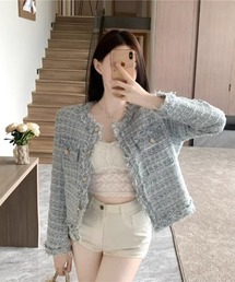 NoBelle（ノベル）の「ツイードジャケット（その他アウター）」