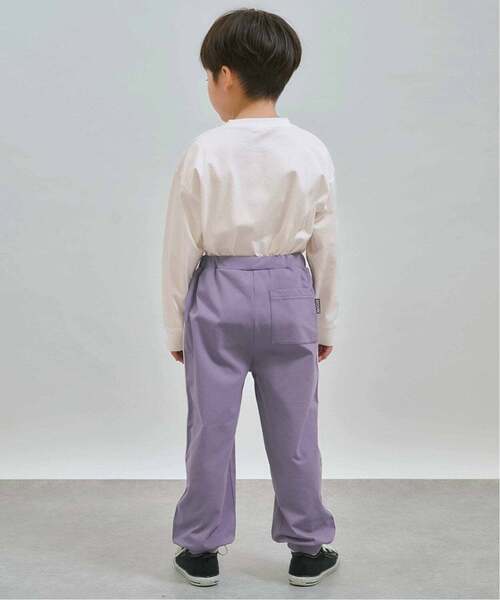 b・ROOM(ビールーム)の「【スクール対応】速乾でシワになりにくいイージーケアラインパンツ(その他パンツ・キッズ・パープル/ブラック/ライトグレー・110cm/150cm/130cm/120cm/100cm/140cm)」の12枚目の写真