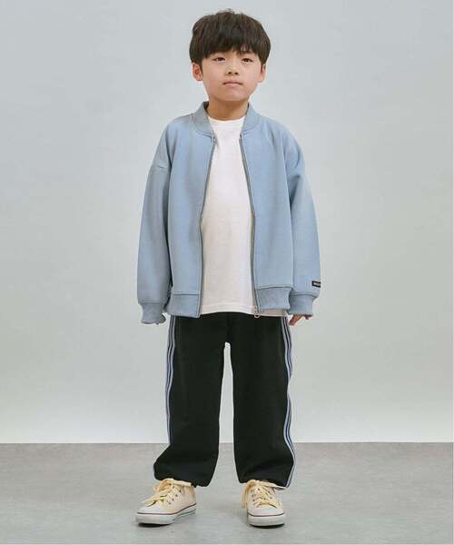 b・ROOM(ビールーム)の「【スクール対応】速乾でシワになりにくいイージーケアラインパンツ(その他パンツ・キッズ・パープル/ブラック/ライトグレー・110cm/150cm/130cm/120cm/100cm/140cm)」の7枚目の写真