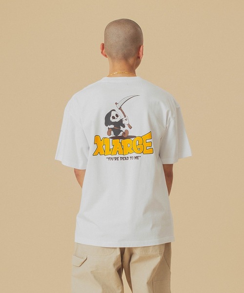 XLARGE(エクストララージ)の「YOU ARE DEAD TO ME S/S TEE(Tシャツ/カットソー・メンズ・ライトパープル/ホワイト/ブラック・S/M/L/XL)」の5枚目の写真