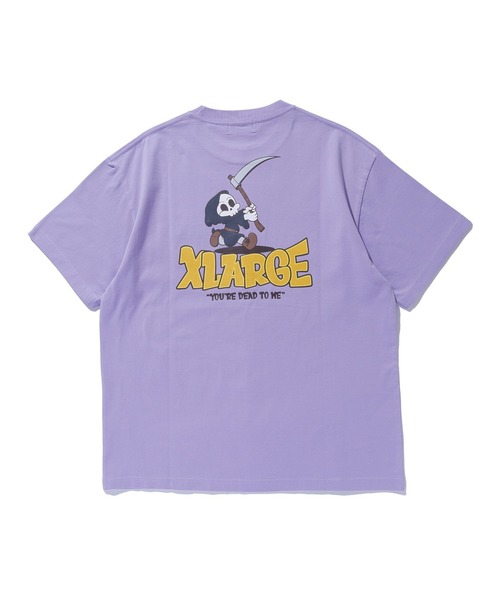 XLARGE(エクストララージ)の「YOU ARE DEAD TO ME S/S TEE(Tシャツ/カットソー・メンズ・ライトパープル/ホワイト/ブラック・S/M/L/XL)」の19枚目の写真