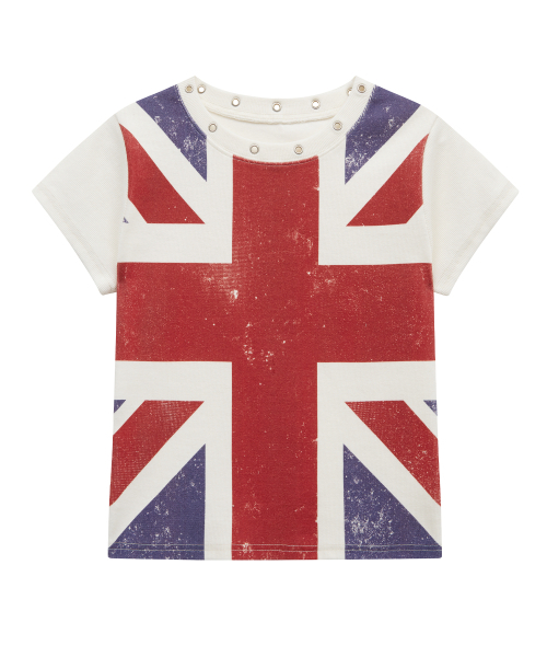 Midnight Move(ミッドナイトムーブ)の「england t (white)(Tシャツ/カットソー・レディース・その他・FREE)」の10枚目の写真