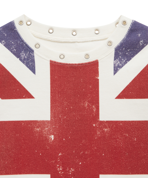 Midnight Move(ミッドナイトムーブ)の「england t (white)(Tシャツ/カットソー・レディース・その他・FREE)」の9枚目の写真