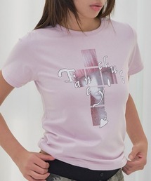 A'GEM/9 × .kom 『FANCY CLUB/ファンシークラブ』 CROSS KIRA TEE/クロスキラTシャツ