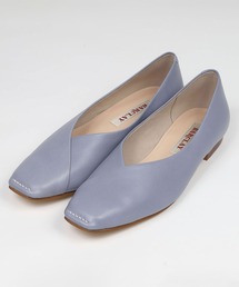 BARCLAY（バークレー）の「BARCLAY（バークレー）アウトステッチＶカットシューズ（パンプス）」