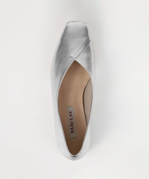 BARCLAY(バークレー)の「BARCLAY(バークレー)アウトステッチVカットシューズ(パンプス・レディース・シルバー/ブラック/スカイブルー/ベージュ/ピンクゴールド・22cm/22.5cm/23cm/23.5cm/24cm/24.5cm)」の16枚目の写真