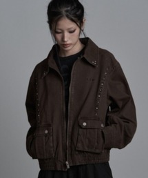 as you are（アズユーアー）の「◇ASYOUARE◇ボタン ウォッシュ ブルゾン BUTTON WASHED BLOUSON（ブルゾン）」