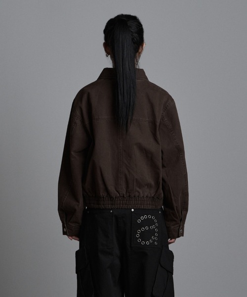 as you are（アズユーアー）の「◇ASYOUARE◇ボタン ウォッシュ ブルゾン BUTTON WASHED BLOUSON（ブルゾン・レディース・ブラウン/ブラック・FREE）」の16枚目の写真