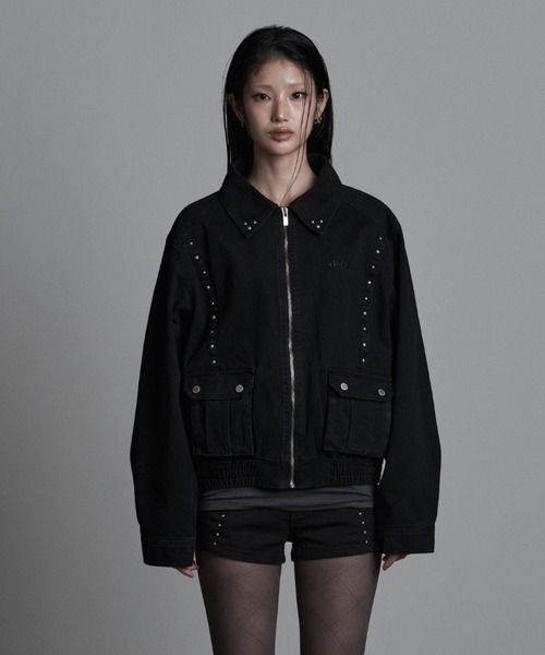 as you are（アズユーアー）の「◇ASYOUARE◇ボタン ウォッシュ ブルゾン BUTTON WASHED BLOUSON（ブルゾン・レディース・ブラウン/ブラック・FREE）」の21枚目の写真
