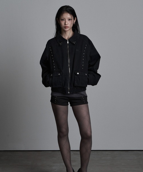 as you are（アズユーアー）の「◇ASYOUARE◇ボタン ウォッシュ ブルゾン BUTTON WASHED BLOUSON（ブルゾン・レディース・ブラウン/ブラック・FREE）」の18枚目の写真