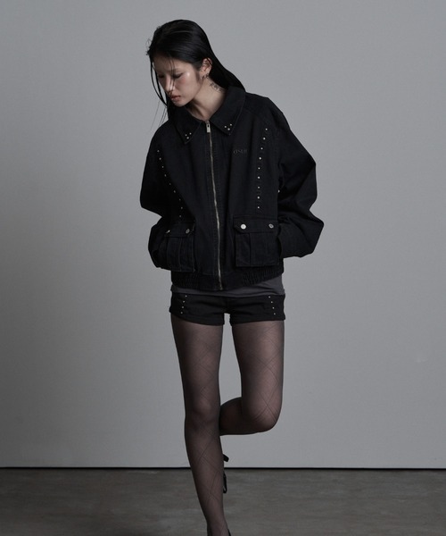 as you are（アズユーアー）の「◇ASYOUARE◇ボタン ウォッシュ ブルゾン BUTTON WASHED BLOUSON（ブルゾン・レディース・ブラウン/ブラック・FREE）」の19枚目の写真