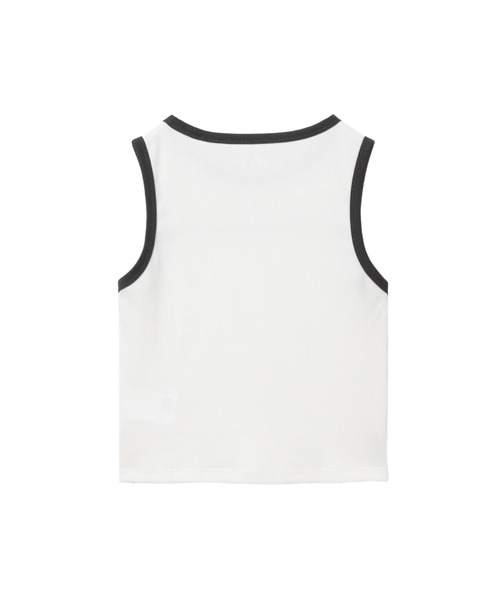 A BATHING APE（アベイシングエイプ）の「RINGER VEST（タンクトップ・レディース・グレー/アイボリー・SMALL/X-SMALL）」の3枚目の写真