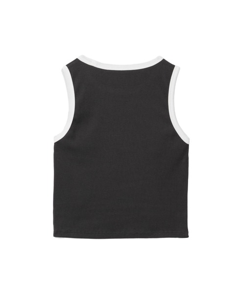 A BATHING APE（アベイシングエイプ）の「RINGER VEST（タンクトップ・レディース・グレー/アイボリー・SMALL/X-SMALL）」の4枚目の写真