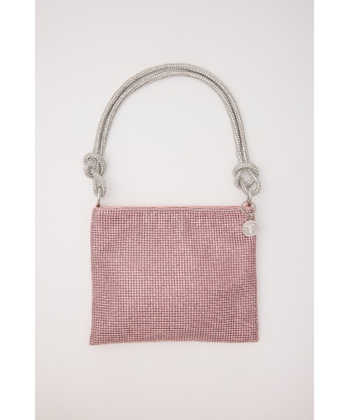 STACCATO(スタッカート)の「ドルチェツイストクリスタルソフティバッグ(ショルダーバッグ・レディース・シルバー/ブラック/ピンク・FREE)」の2枚目の写真