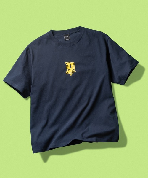 HUF（ハフ）の「MEGABLAST CORE TEE（Tシャツ/カットソー・メンズ・ブラック/ネイビー/グリーン系その他/ホワイト・S/M/L/XL/XXL）」の4枚目の写真