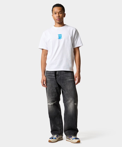 HUF（ハフ）の「MEGABLAST CORE TEE（Tシャツ/カットソー・メンズ・ブラック/ネイビー/グリーン系その他/ホワイト・S/M/L/XL/XXL）」の13枚目の写真