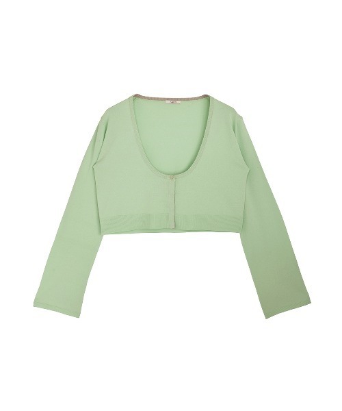 LOW BASIC SHORT KNIT CARDIGAN（カーディガン/ボレロ）｜Ameri