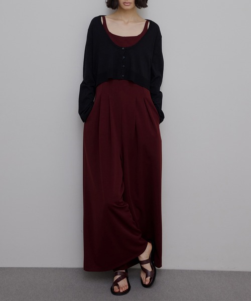 Ameri（アメリ）の「LOW BASIC SHORT KNIT CARDIGAN（カーディガン/ボレロ・レディース・ベージュ/ブラック/グレー/グリーン系その他・FREE）」の13枚目の写真